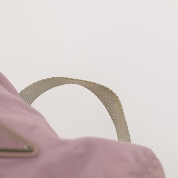 PRADA Backpack Nylon Pink Silver - Picture 8 of 10